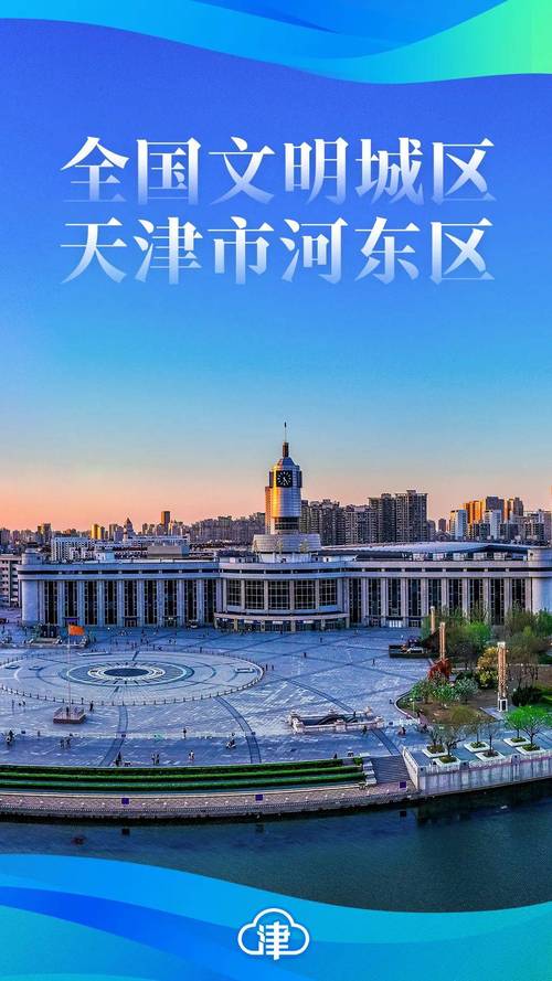 天津9個(gè)全國文明城區(qū)海報(bào)集